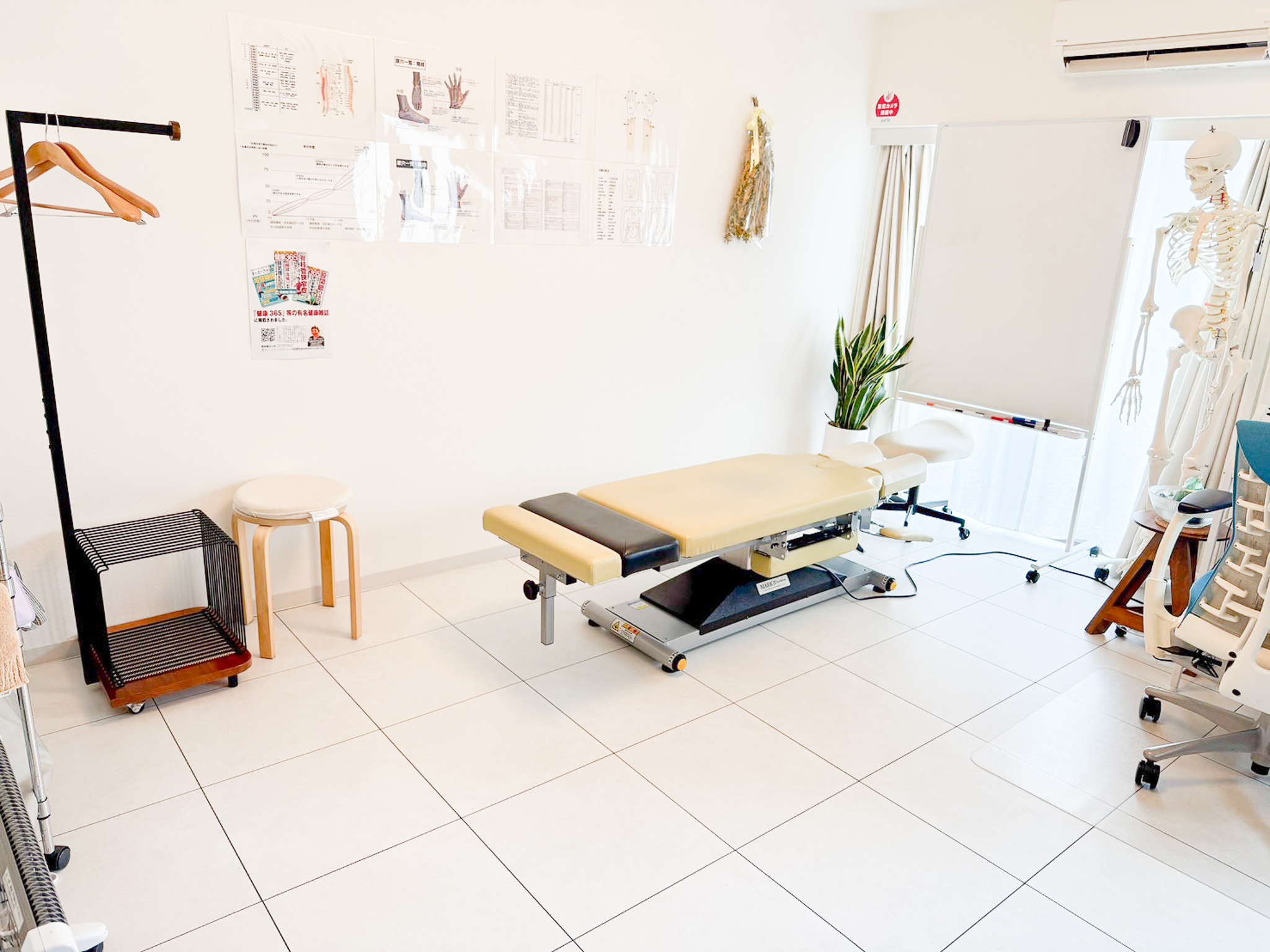 整体院スッカの 施術室